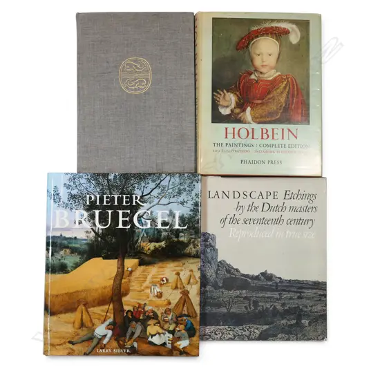 FOUR PUBLICATIONS - FLEMISH & GERMAN MASTERS INCL HOLBEIN